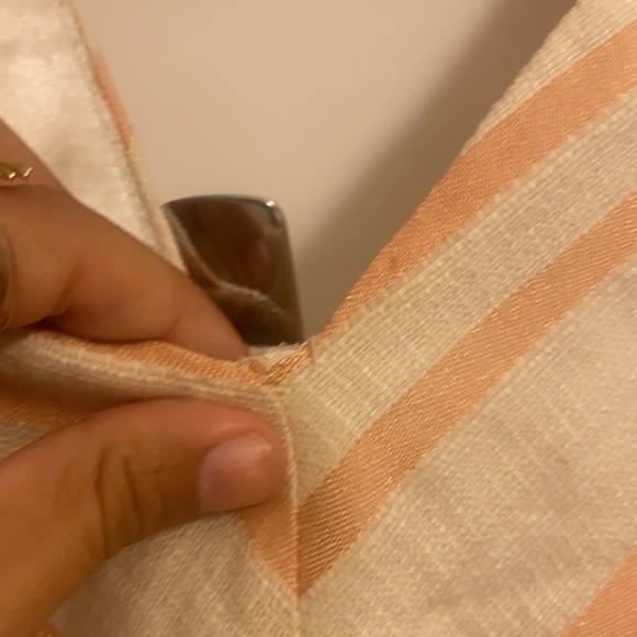 Anthropologie HD in Paris Cream Pink Top - Picture 6 of 11